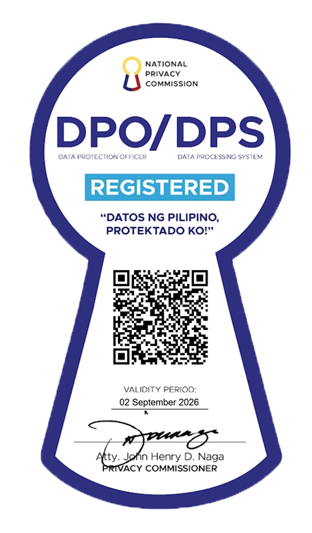 National Privacy Commission DPO/DPS Registered Seal